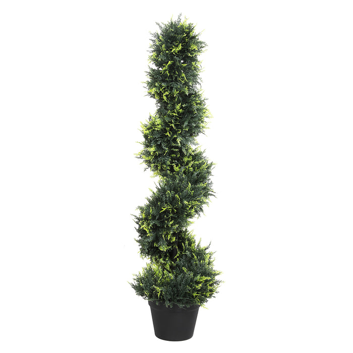 Goslash Picks Artificial Spiral Cedar Tree
