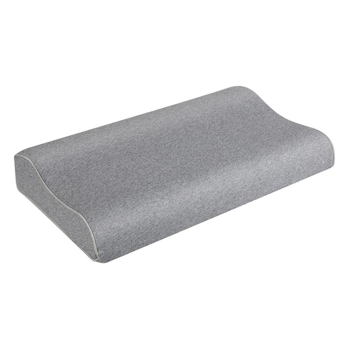 Goslash Picks Memory Foam Pillow Pillowcase Supprt Grey Rebound - 60cm x 35cm x 11cm/8cm