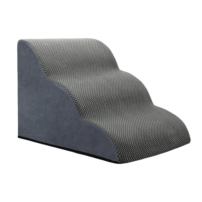 3 Steps Pet Stairs Dog Ramp High Density Foam