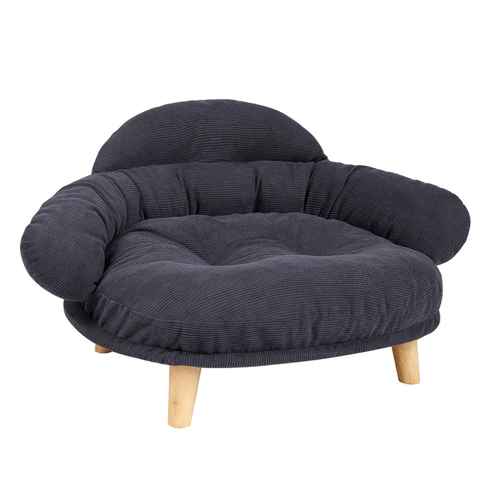 Goslash Picks Elevated Pet Dog Cat Sofa Bed Couch Xl Size Grey