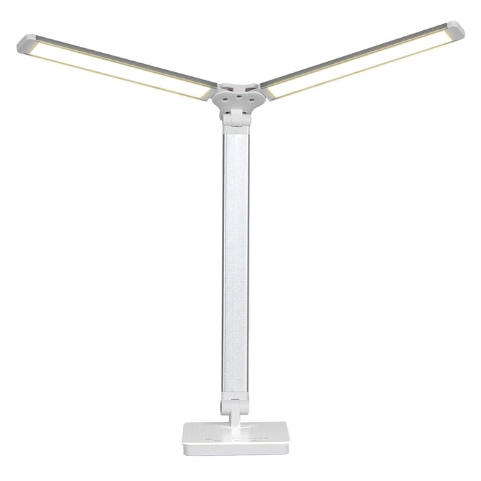 Goslash Picks Double Head Desk Lamp Led Light Eye Caring Usb