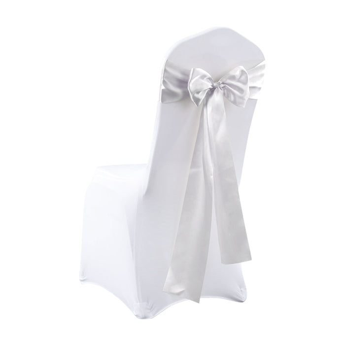 Goslash Picks 50X Satin Chair Sashes Cloth Cover Wedding