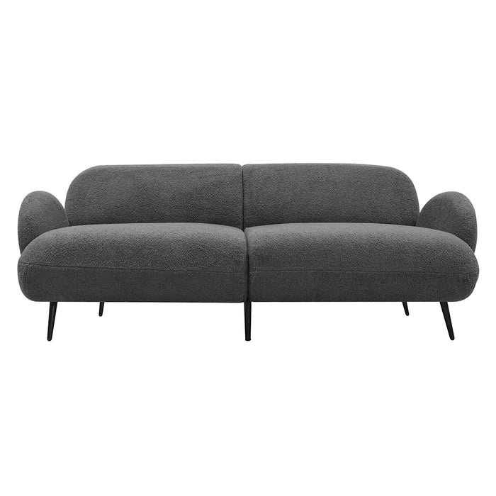 Cloud Sofa 3 Seater Sherpa Fleece Grey