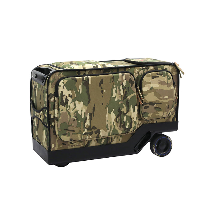 Goslash Picks 20" Electric Riding Luggage Suitcase Green Colour