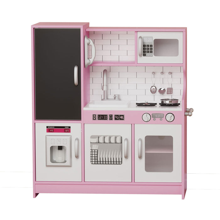 Goslash Picks Kids Kitchen Set Wooden Pretend Play Cooking Toy