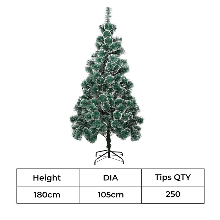 1.8M 250 Tips Christmas Tree Full Pine Needle