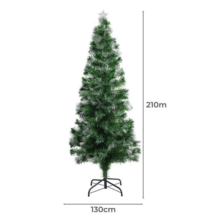 Christmas Tree Fibre Optic 2.1M
