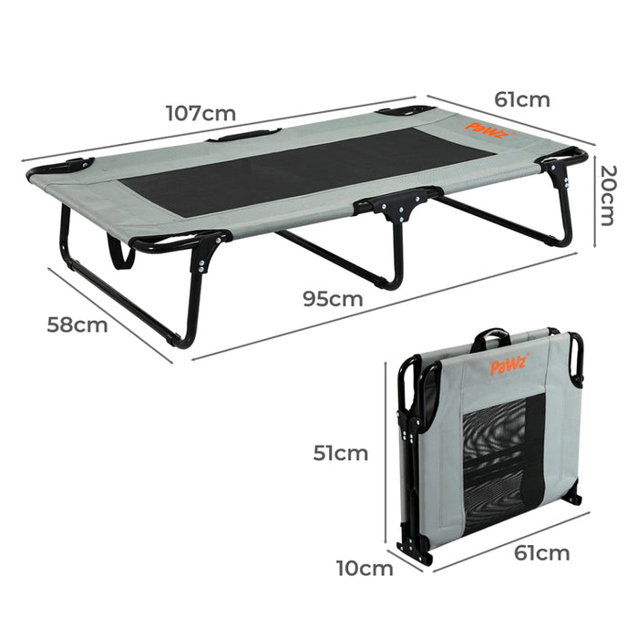 Goslash Picks Pet Elevated Bed Dog Raised Trampoline Foldable Large L Size