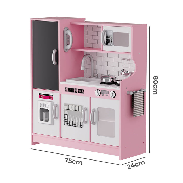 Goslash Picks Kids Kitchen Set Wooden Pretend Play Cooking Toy