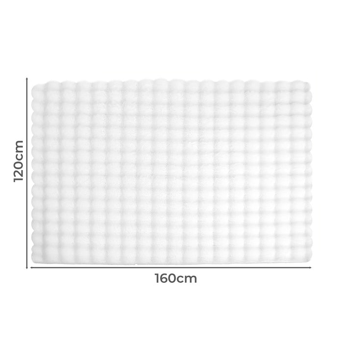 Goslash Picks Area Rug Large Shaggy Faux Rabbit Fur 120X160Cm