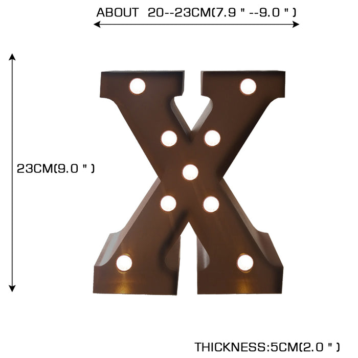 Goslash Picks Led Metal Letter Lights Free Standing