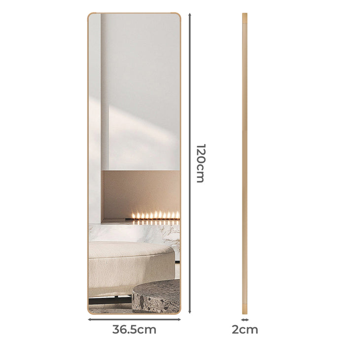 120Cm Wall Mounted Full Length Mirror Door Hanging