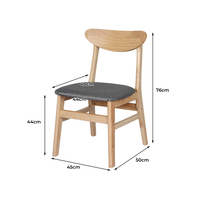 6X Dining Chairs Kitchen Chair Nature