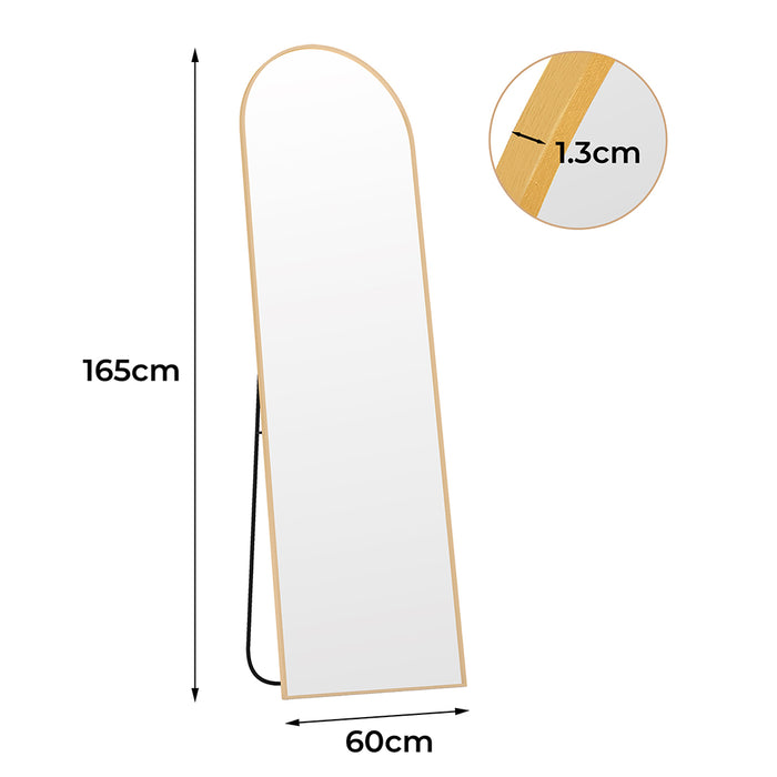 165X60Cm Full Length Mirror Wall Mounted Mirror Gold
