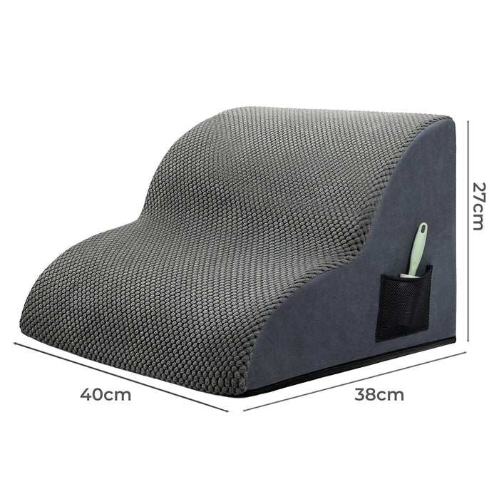 2 Steps Pet Stairs Dog Ramp High Density Foam