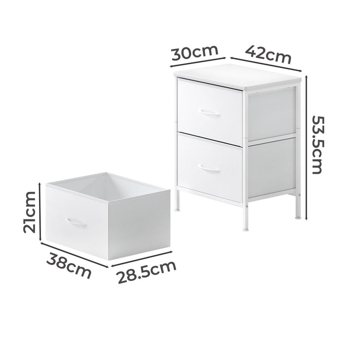 Goslash Picks Bedside Table Storage Nightstand Bedroom Storage