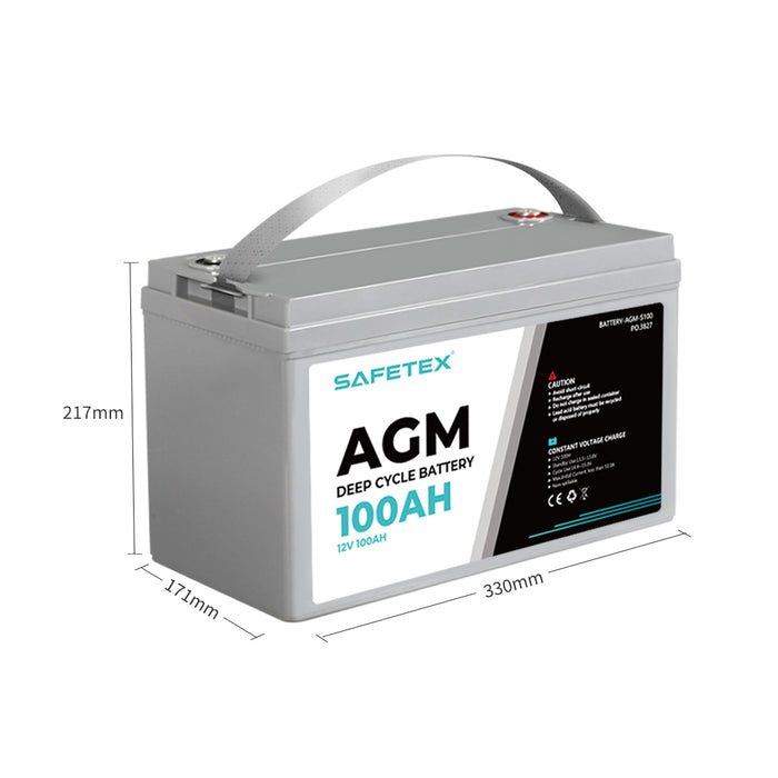 12V 100Ah Agm Deep Cycle Lead