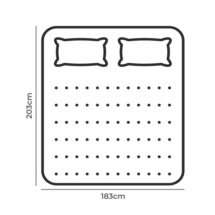 Goslash Picks King Size Pillowtop Mattress Topper Thickness 5Cm