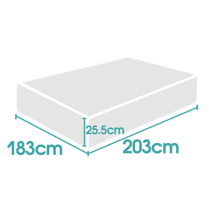 Memory Foam Mattress Topper 25Cm