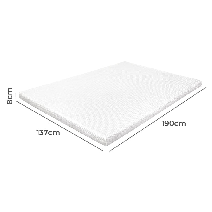 Goslash Picks Gel Memory Foam Mattress Topper Bed Cool Double
