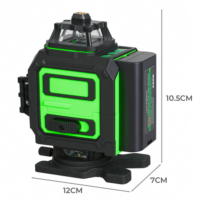 4D 16 Line Green Laser Level Remote Tripod