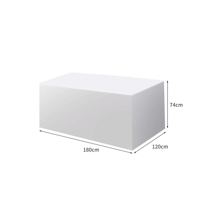 Goslash Picks Outdoor Furniture Cover Waterproof Silver 180Cm