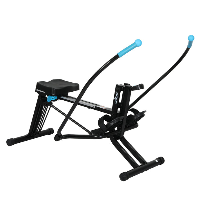 2 In 1 Rowing Machine - Black Blue