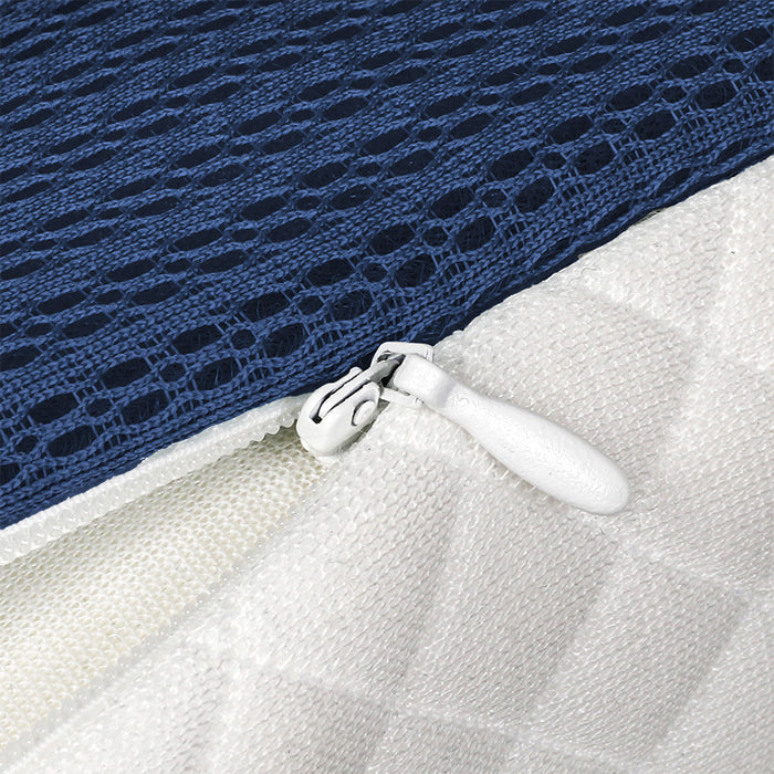 Goslash Picks Memory Foam Pillow Pillowcase Supprt Blue Rebound