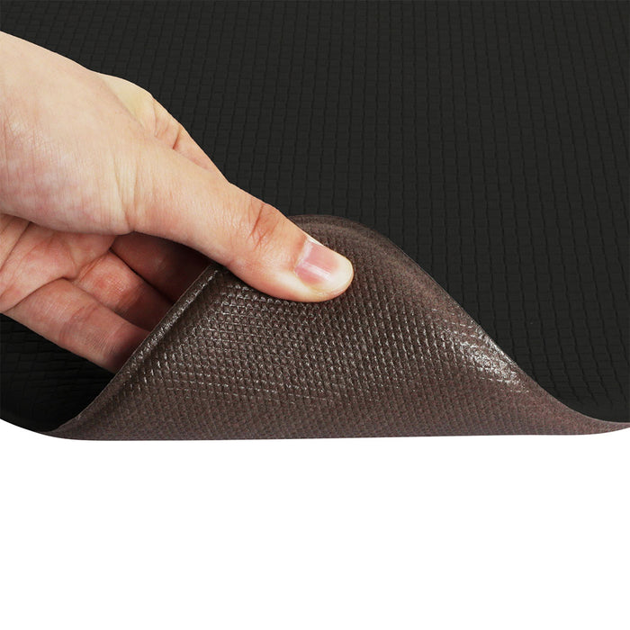 Goslash Picks Kitchen Rug 2Pcs Non Slip Anti Fatigue Mat Black