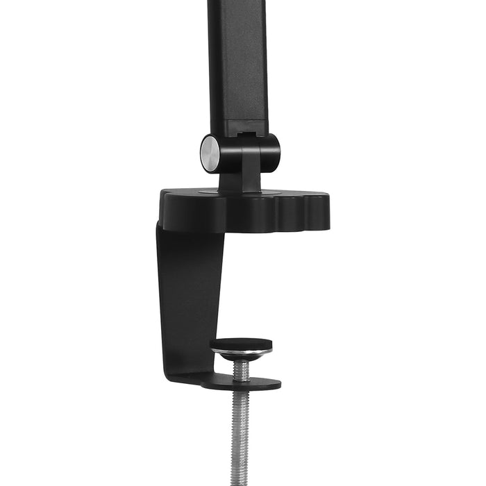 Goslash Picks Double Head Led Desk Lamp Dimmable With Clamp