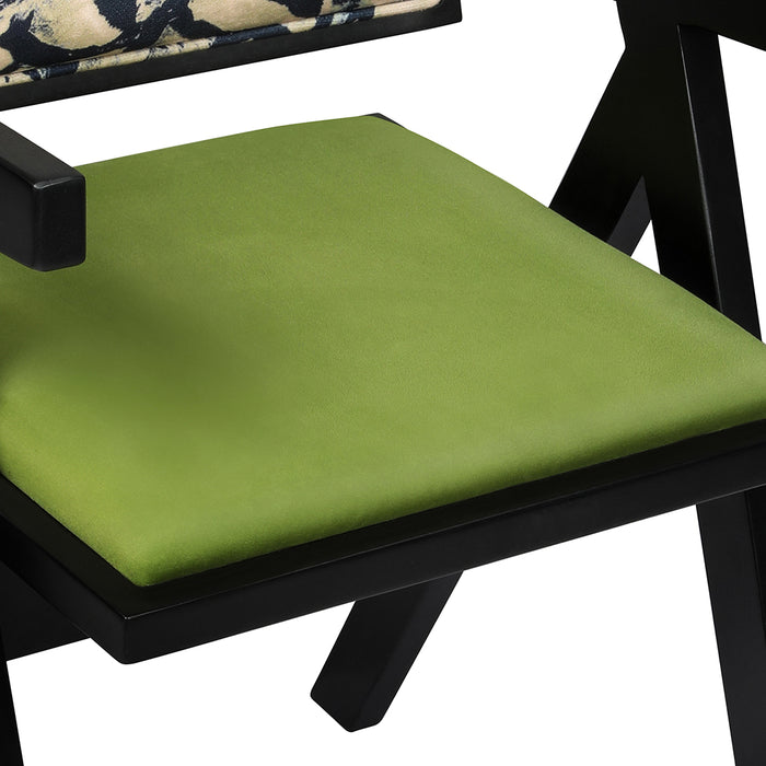 1X Dining Chair Retro Backrest Chair