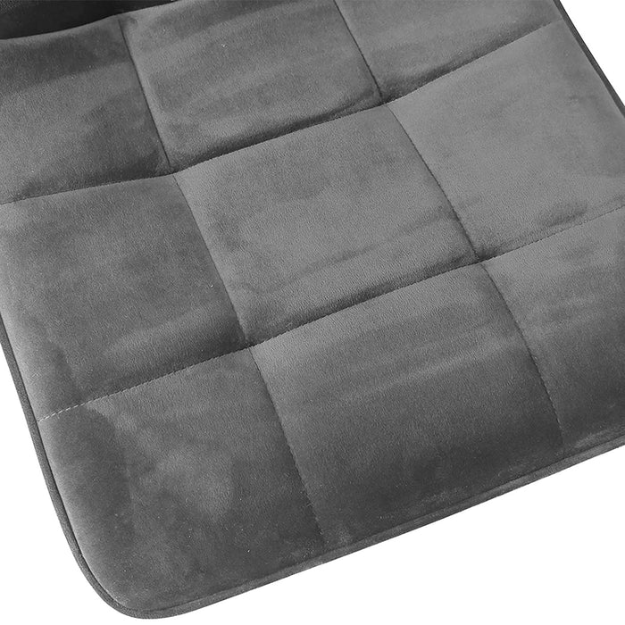 8X Dining Chairs Kitchen Velvet Grey