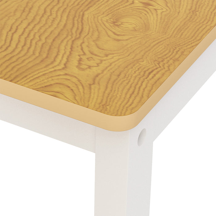 Goslash Picks Kids Table And Chairs Set Wooden 3Pcs Study Play