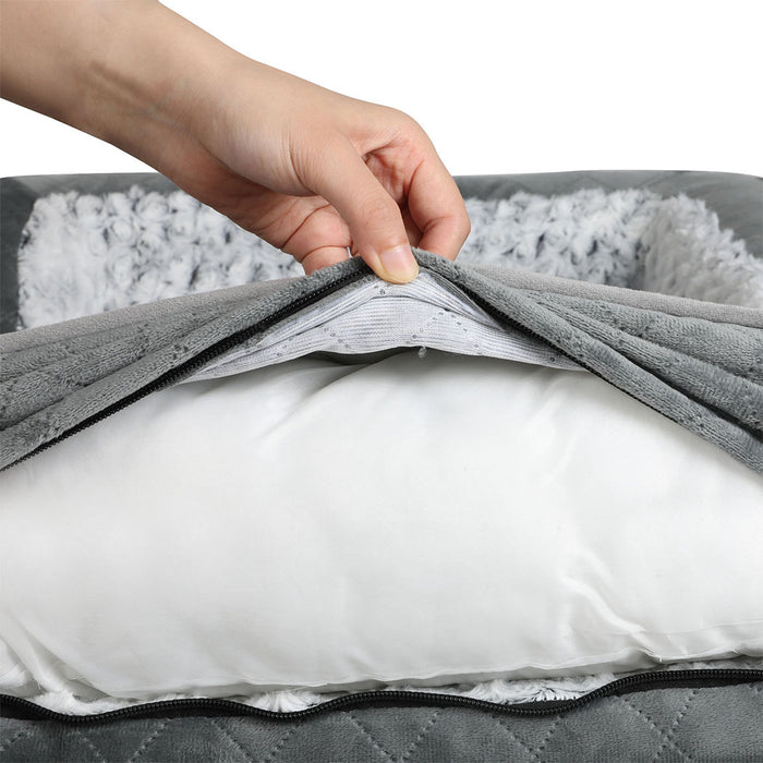 Goslash Picks Orthopedic Memory Foam Pet Bed Dog Washable Mat