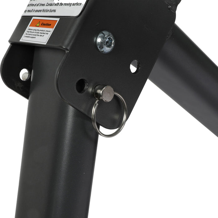 Goslash Picks Foldable Adjustment Ab Machine Black