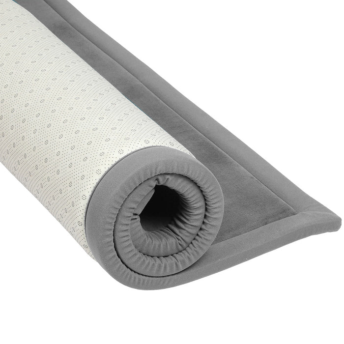 Goslash Picks Coral Velvet Area Rugs Large Mat 150X200Cm Grey