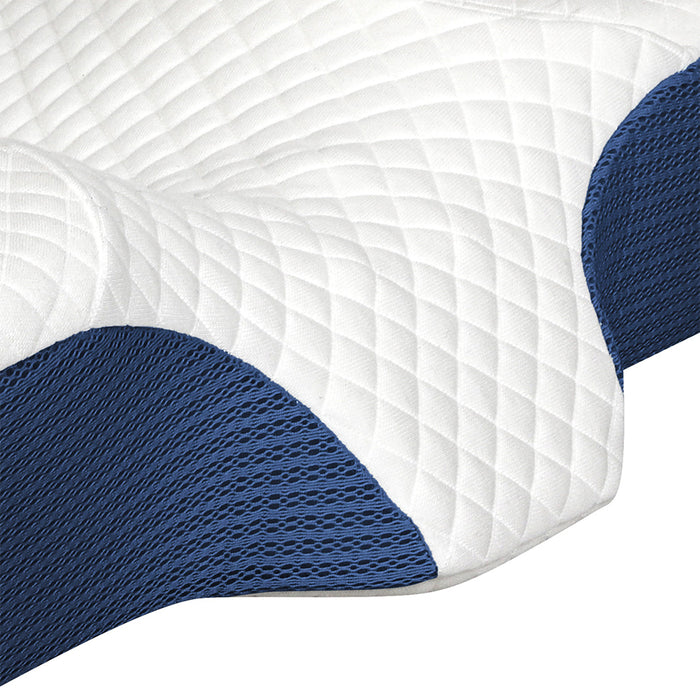 Goslash Picks Memory Foam Pillow Pillowcase Supprt Blue Rebound