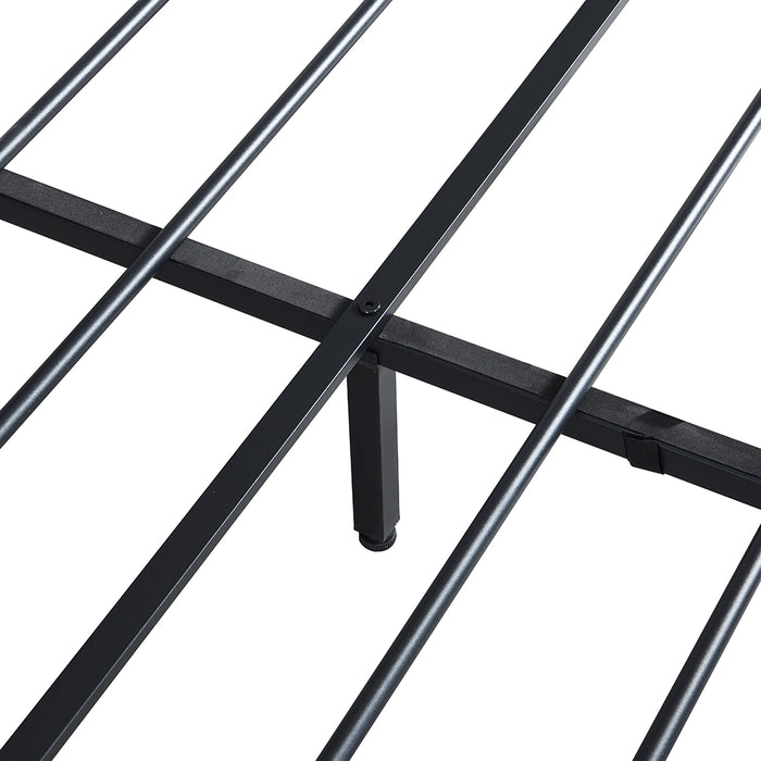 Queen Bed Frame With Storage Headboard Rgb Led