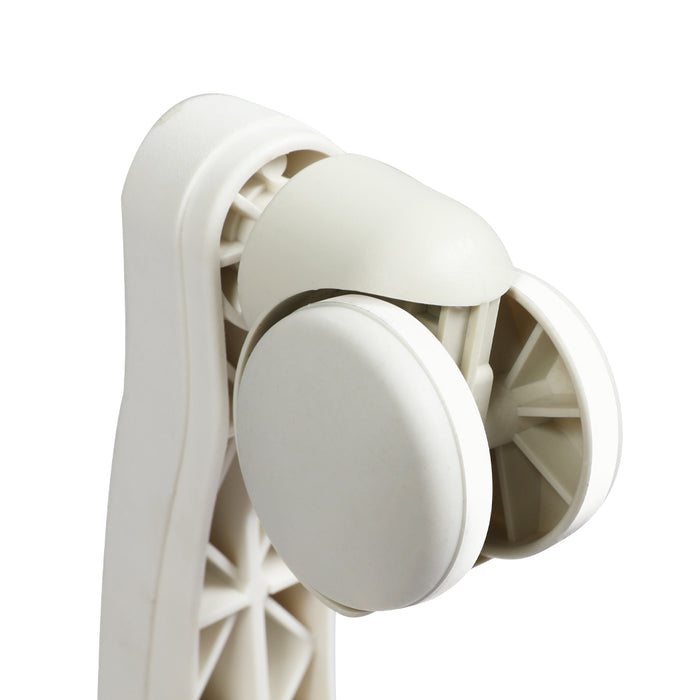 4X Rolling Bar Stool Swivel Salon Spa Chair Grey