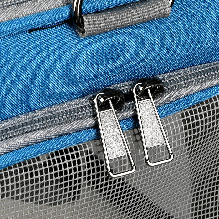 Goslash Picks 3 In 1 Pet Soft Crate Dog Cat Carrier L Size Blue