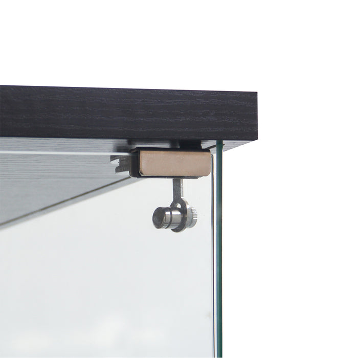 169Cm Tall Glass Display Cabinet 4 Tier