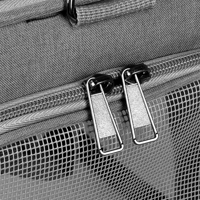 Goslash Picks 3 In 1 Pet Soft Crate Dog Cat Carrier Xl Size Grey