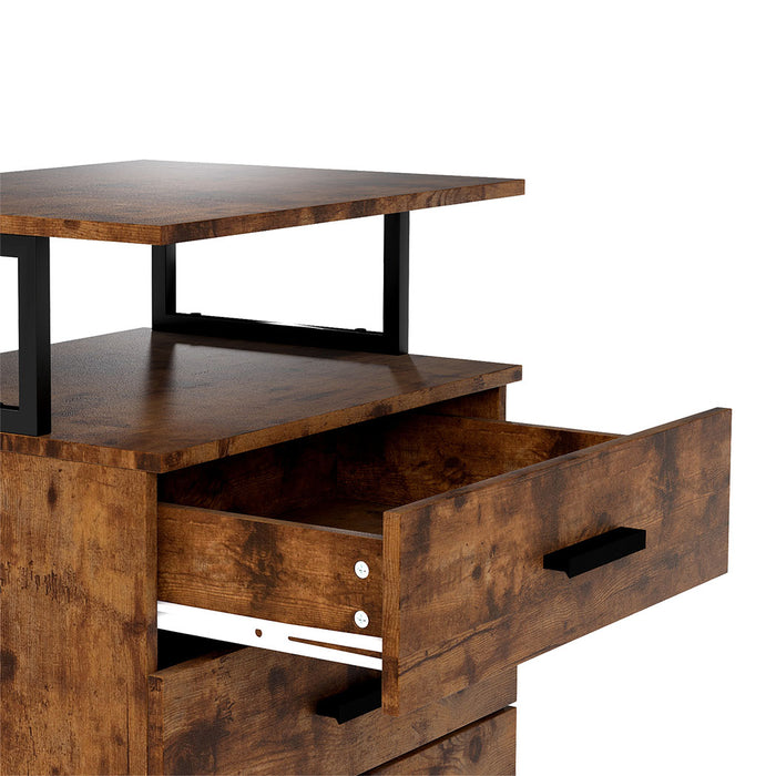 Goslash Picks Mobile File Cabinet 3 Drawers Home Office Desk