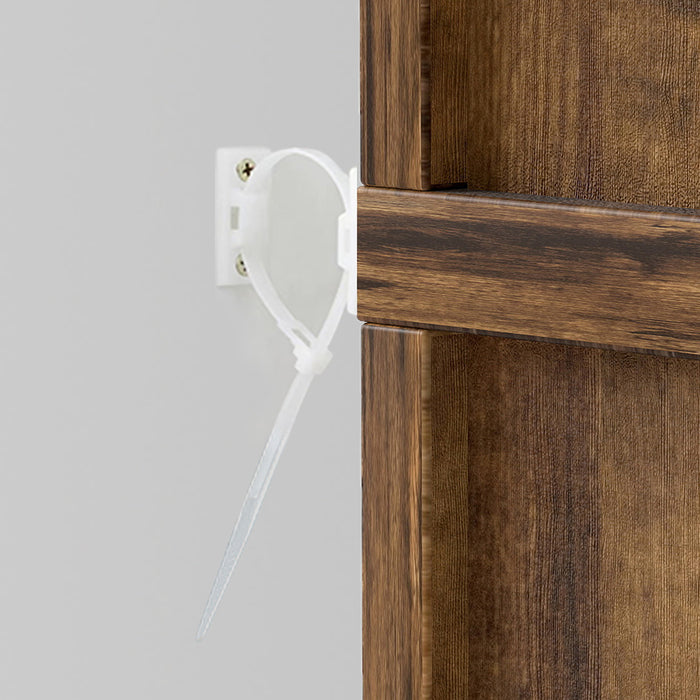 Goslash Picks 6 Tier Book Shelf Adjustable Shelves Walnut