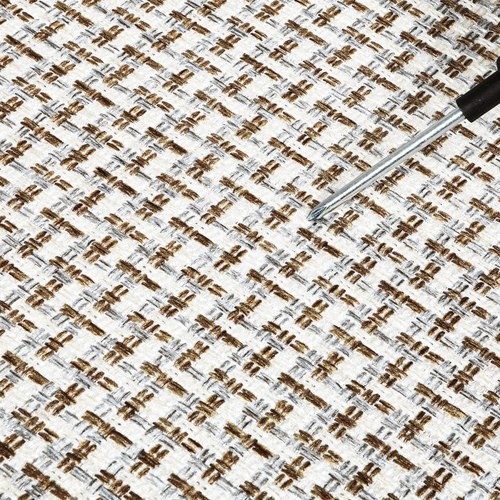 Goslash Picks Kitchen Rug 2Pcs Woven Non Slip Absorbent Grey