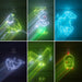 Ilda 3w 6w Rgb Laser Light Animation Beam Scanner Stage