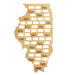 Illinois Wine Cork Map