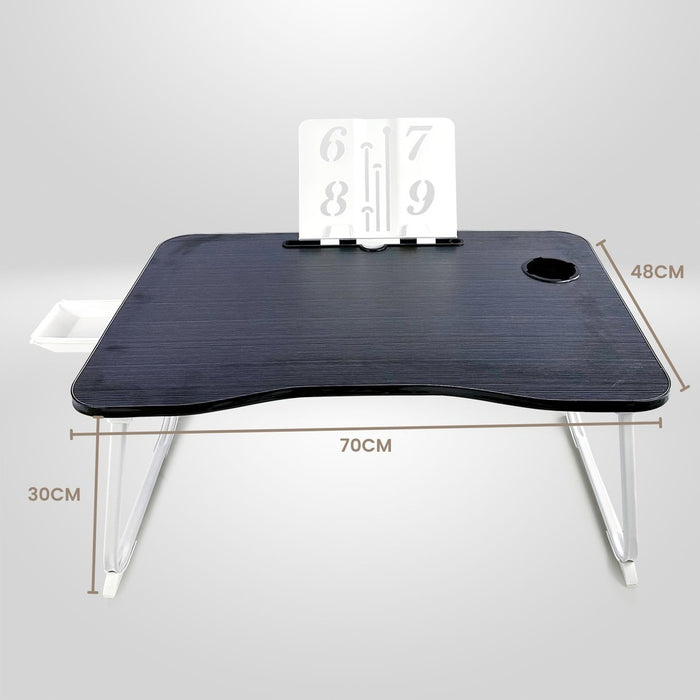 Extra Large Multifunctional Portable Bed Tray Laptop Desk (Black) Ek-Bt-101-Oej
