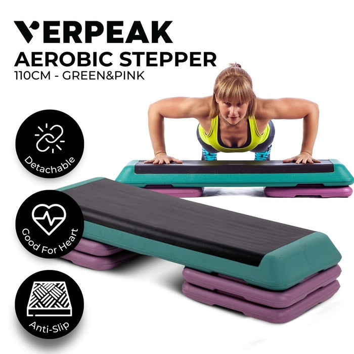 Aerobic Stepper 110Cm (Green&Pink)