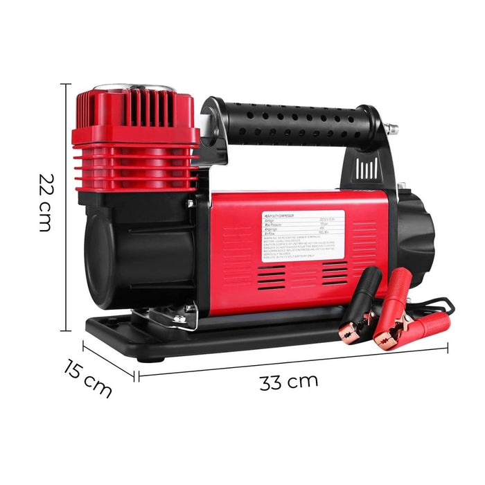 540W Car Air Compressor For Car Tires (Red)